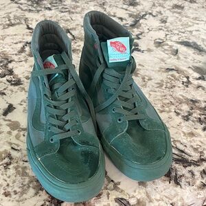 Vans Green High-Top Sneakers